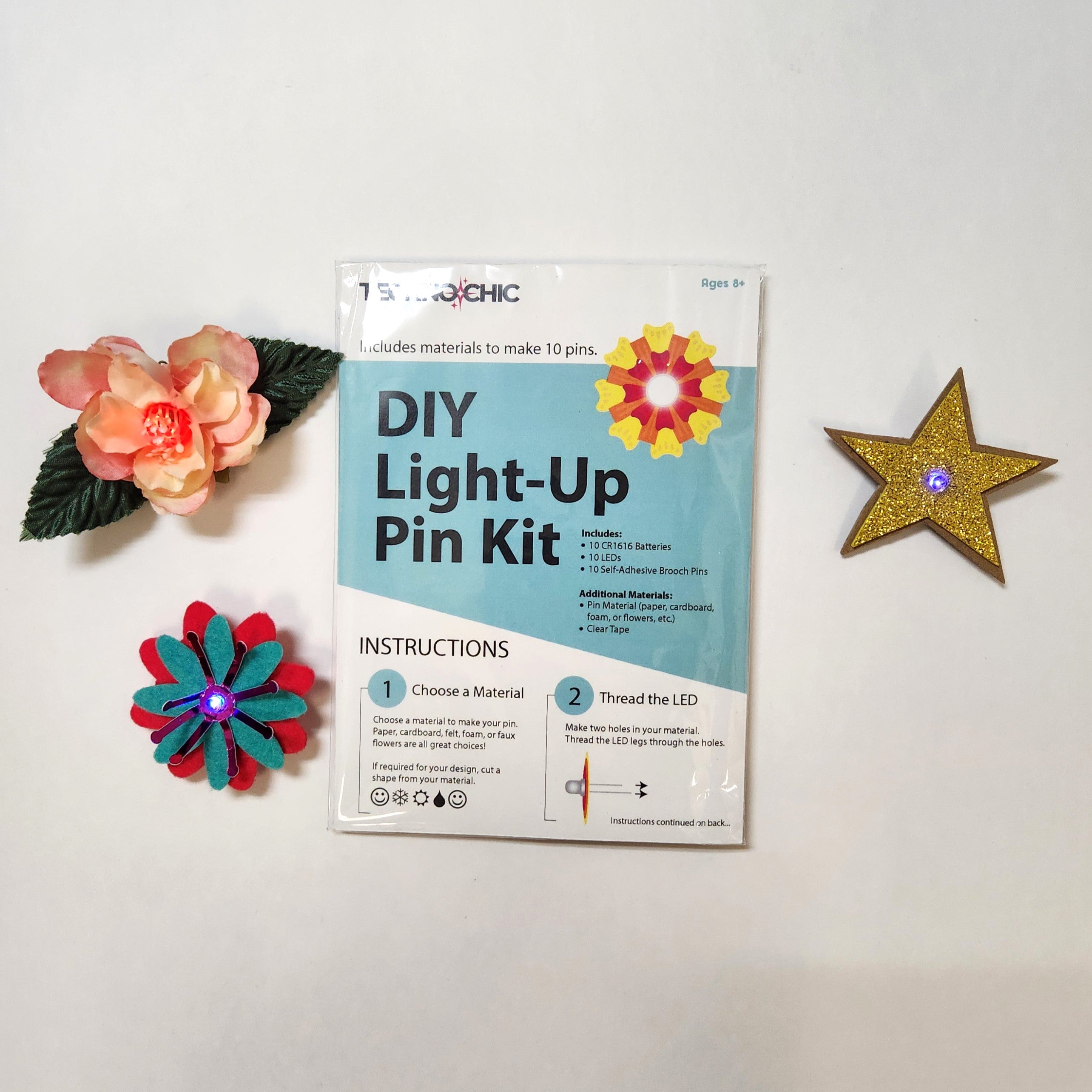 TechnoChic - DIY Light up Pin Kit