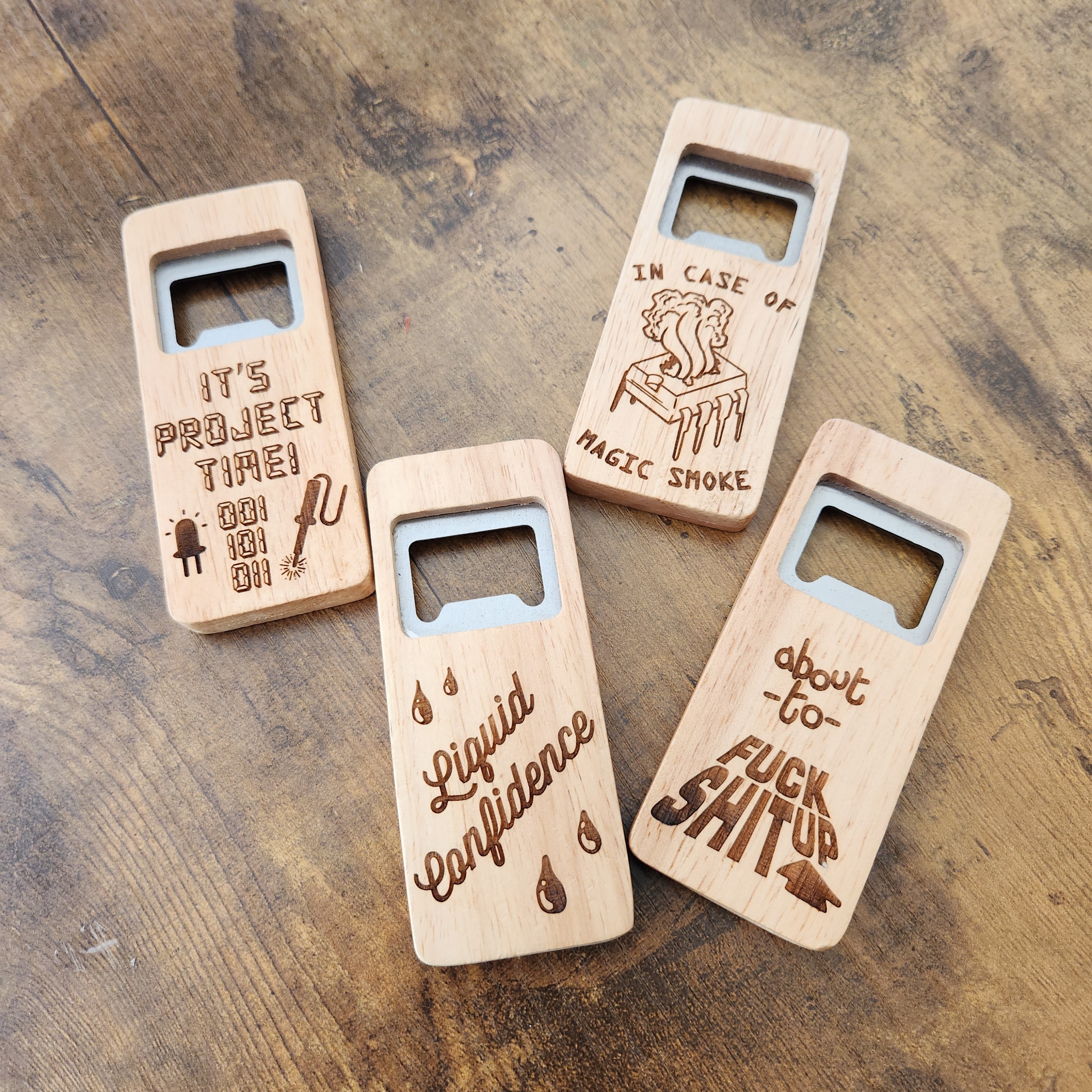 Geeky Bottle Openers