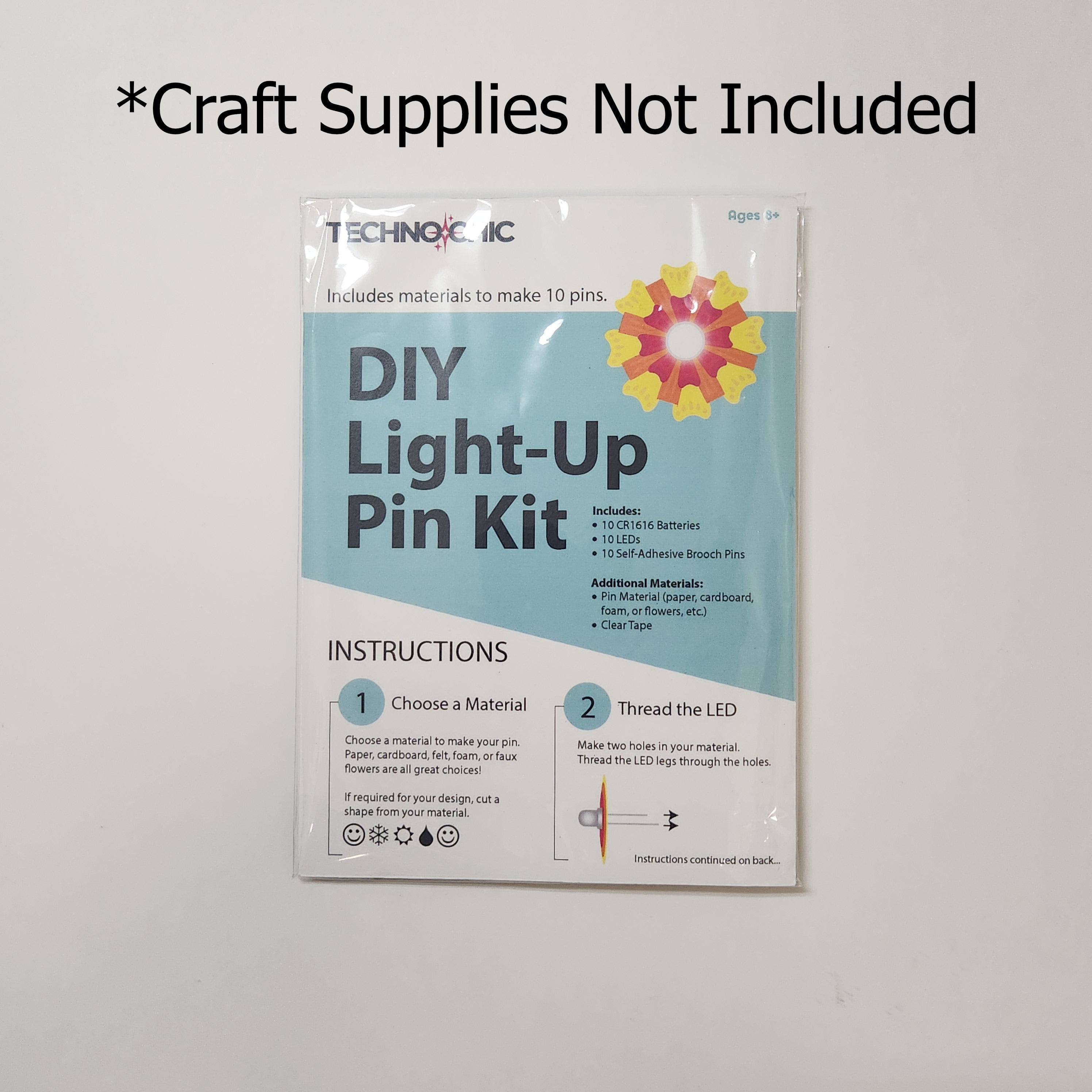 TechnoChic - DIY Light up Pin Kit